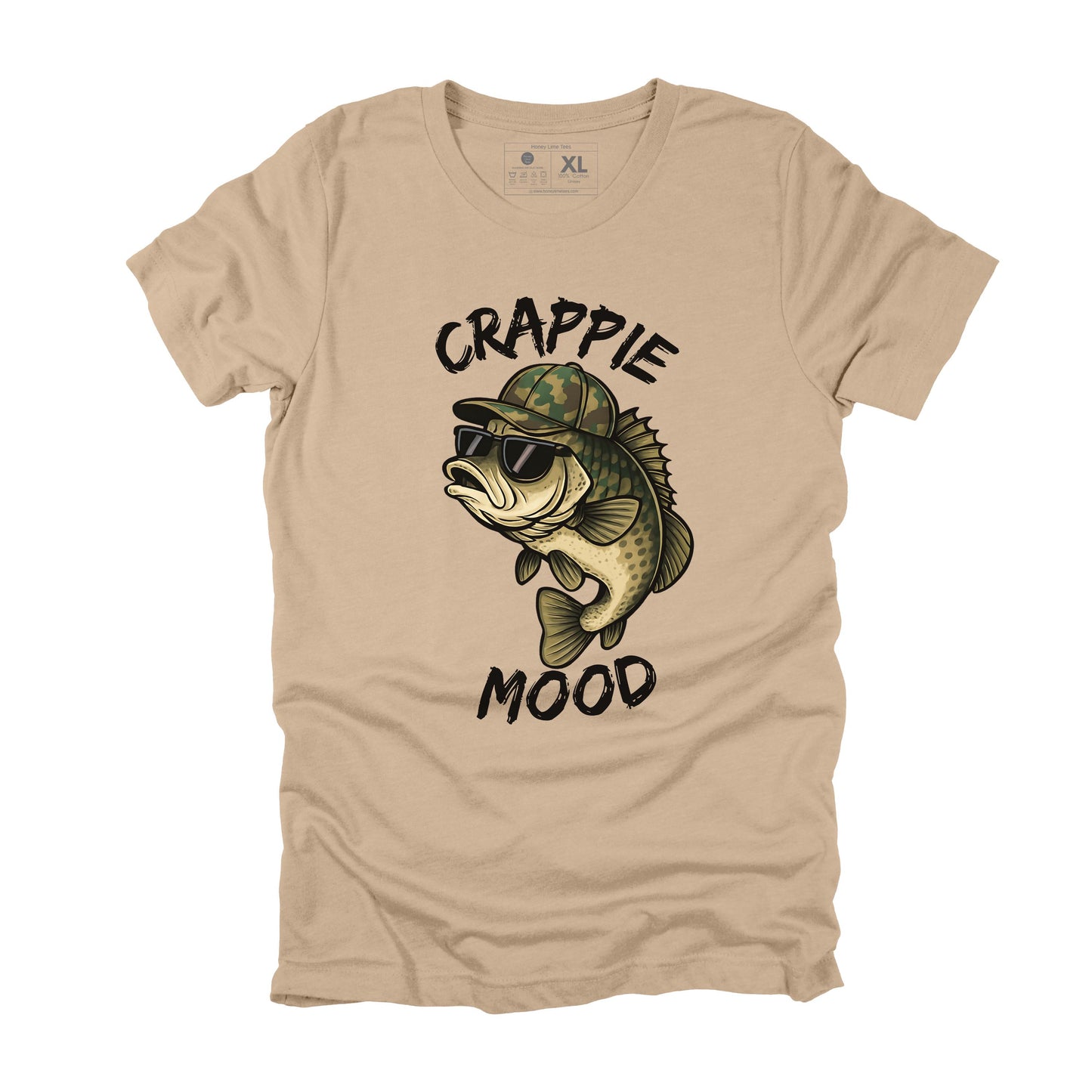 Crappie Mood Funny Fishing Shirt, Sacastic Fishing Shirt