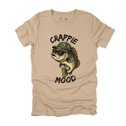 Crappie Mood Funny Fishing Shirt, Sacastic Fishing Shirt