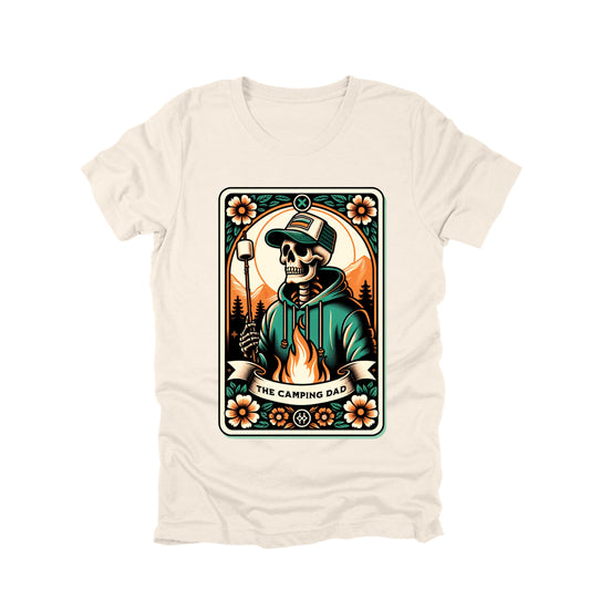 Camping Dad Shirt Skeleton Campfire Graphic Tee Funny Outdoor Camping Father Shirt