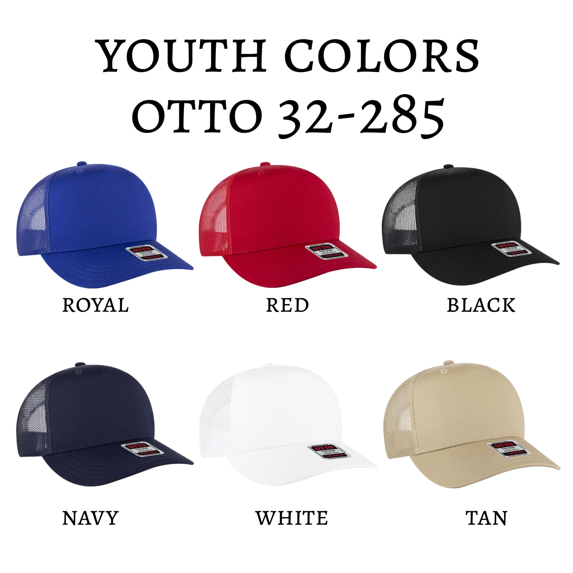 Youth Family Vacation Hat – Otto 32-285 Trucker Cap, Send your logo