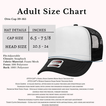 Custom Logo Foam Trucker Hat – Otto 39-165 Personalized Cap