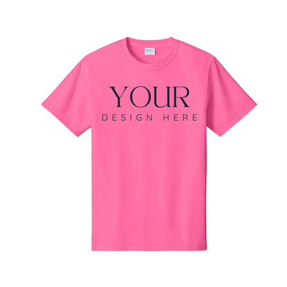 Port and Company PC54 Custom T Shirt, Core Cotton Tee, Personalized Shirt, Custom Logo Shirt, Unisex T Shirt
