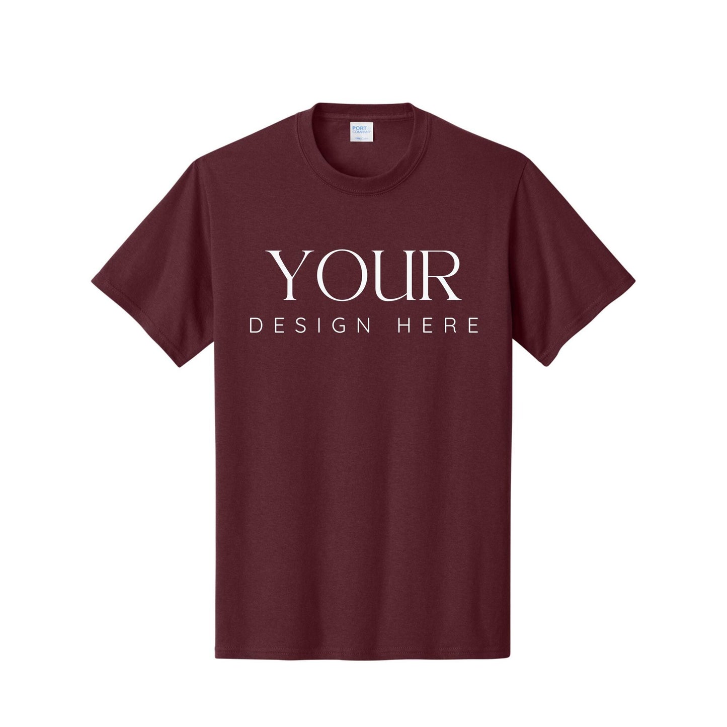 Port and Company PC54 Custom T Shirt, Core Cotton Tee, Personalized Shirt, Custom Logo Shirt, Unisex T Shirt