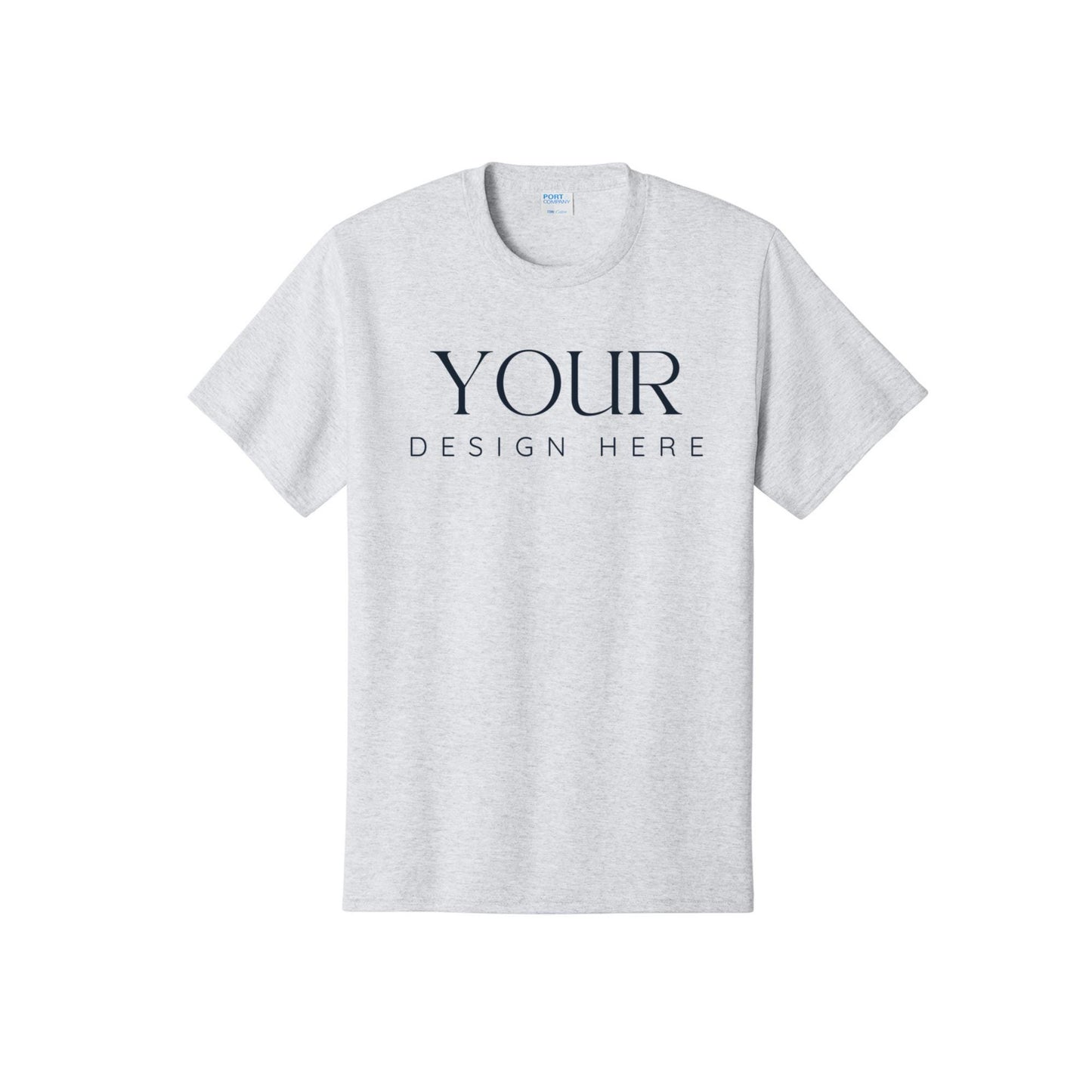 Port and Company PC54 Custom T Shirt, Core Cotton Tee, Personalized Shirt, Custom Logo Shirt, Unisex T Shirt
