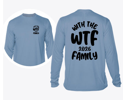 UPF 50+ WTF With the Family Matching Beach Trip Outfits Personalized Family Vacation Shirts