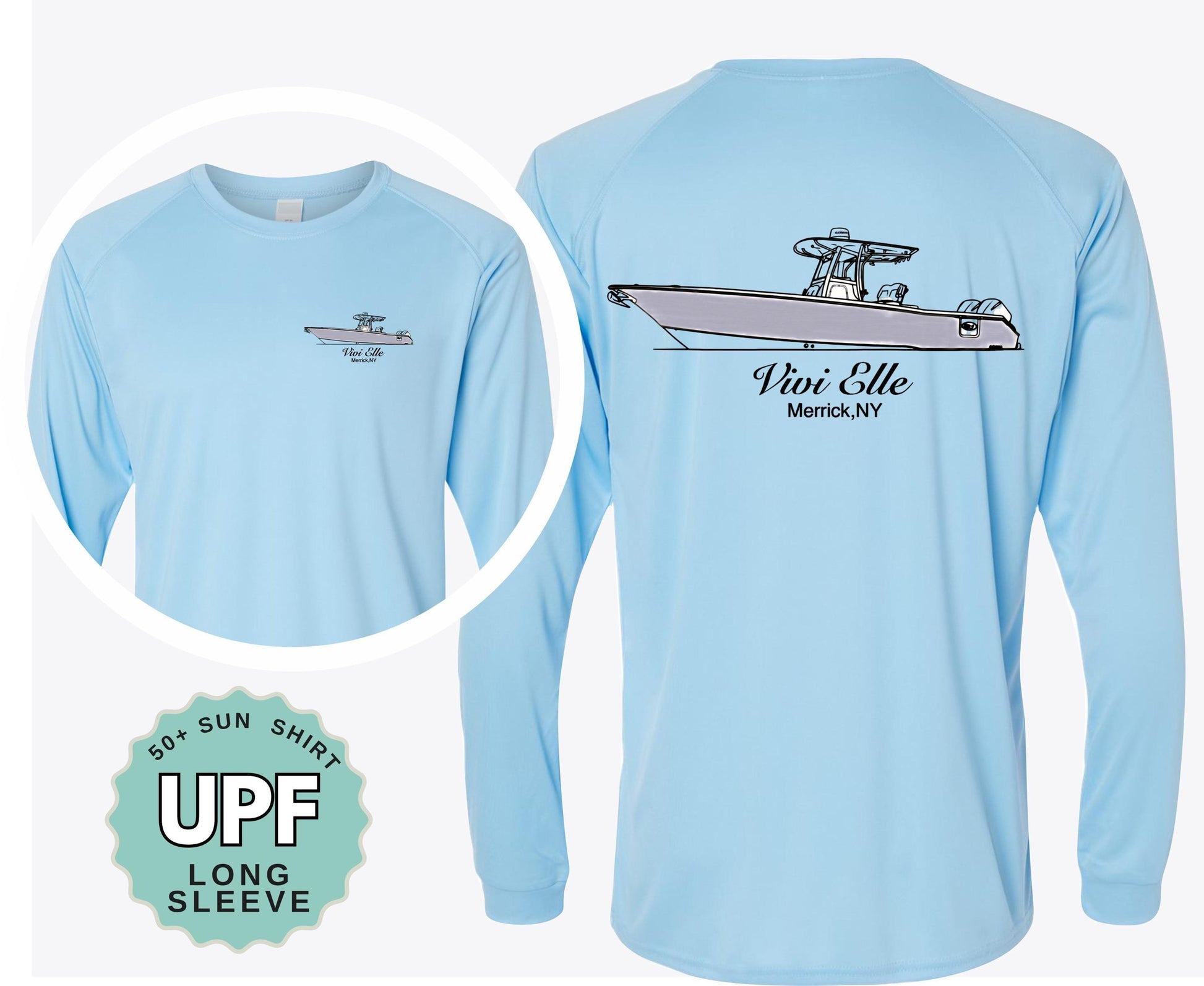 Custom UPF 50 Sun Shirt | Personalized Long Sleeve UV Top