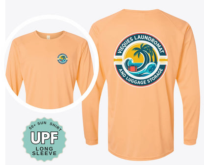 Custom Logo UPF 50+ Sun Shirt: Long Sleeve Work Uniform