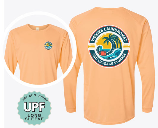 Custom Logo UPF 50+ Sun Shirt: Long Sleeve Work Uniform