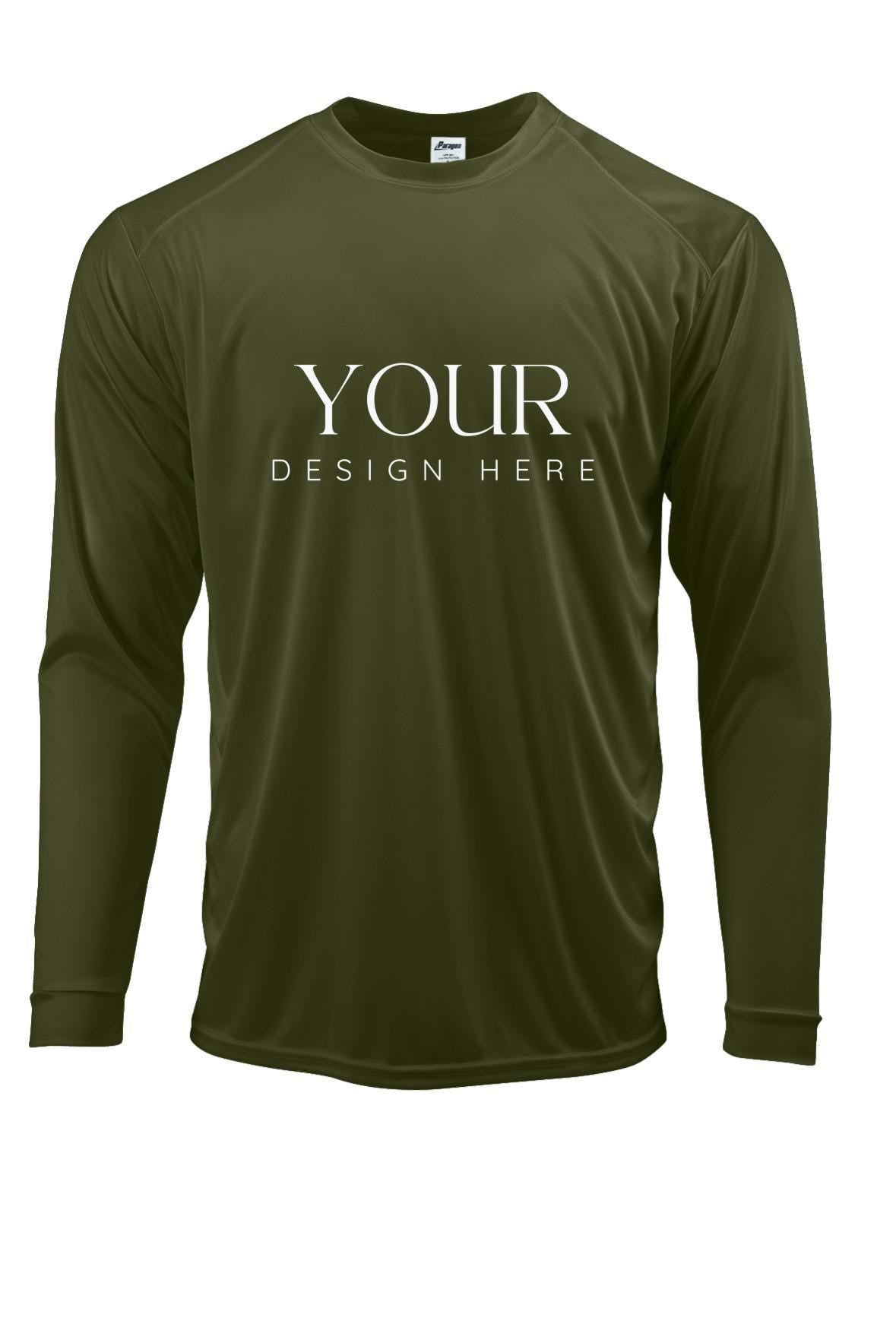 Custom Logo UPF 50+ Sun Shirt: Long Sleeve Work Uniform