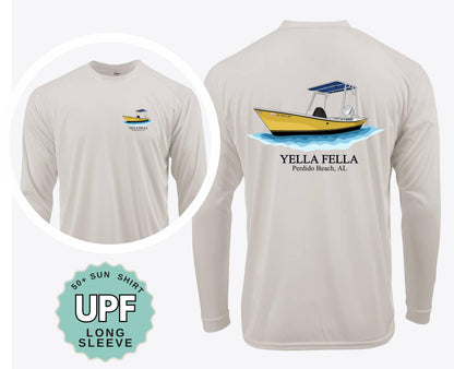 Custom Boat UPF 50 Sun Shirt Long Sleeve Boating Shirt