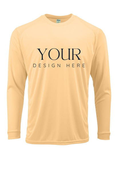 Custom UPF 50+ Long Sleeve Shirt, Sun Protection, Your Logo