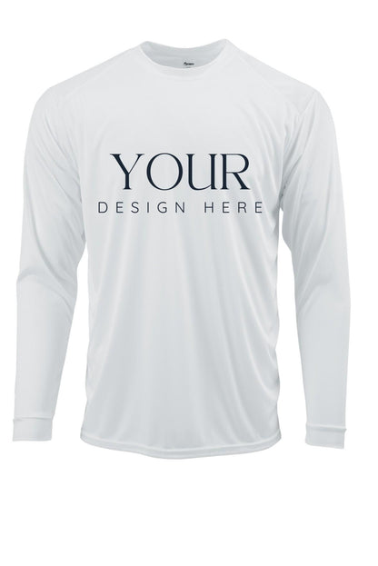 Custom UPF 50+ Long Sleeve Shirt, Sun Protection, Your Logo