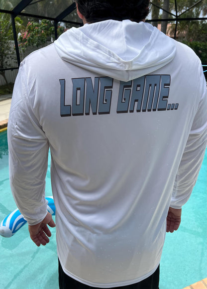 Custom UPF 50 sun shirt long sleeve hoodie quick dry moisture wicking breathable shirt lightweight personalized UV protection outdoor gear