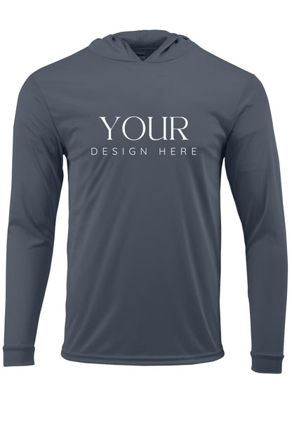 custom UPF 50 hoodie with logo long sleeve sun protection shirt custom work hoodie team uniform outdoor crew shirt personalized UV gear