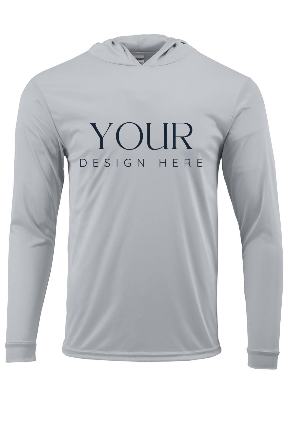 Custom Shirt UPF 50 sun shirt long sleeve hoodie quick dry UV protection top personalized breathable shirt lightweight outdoor performance