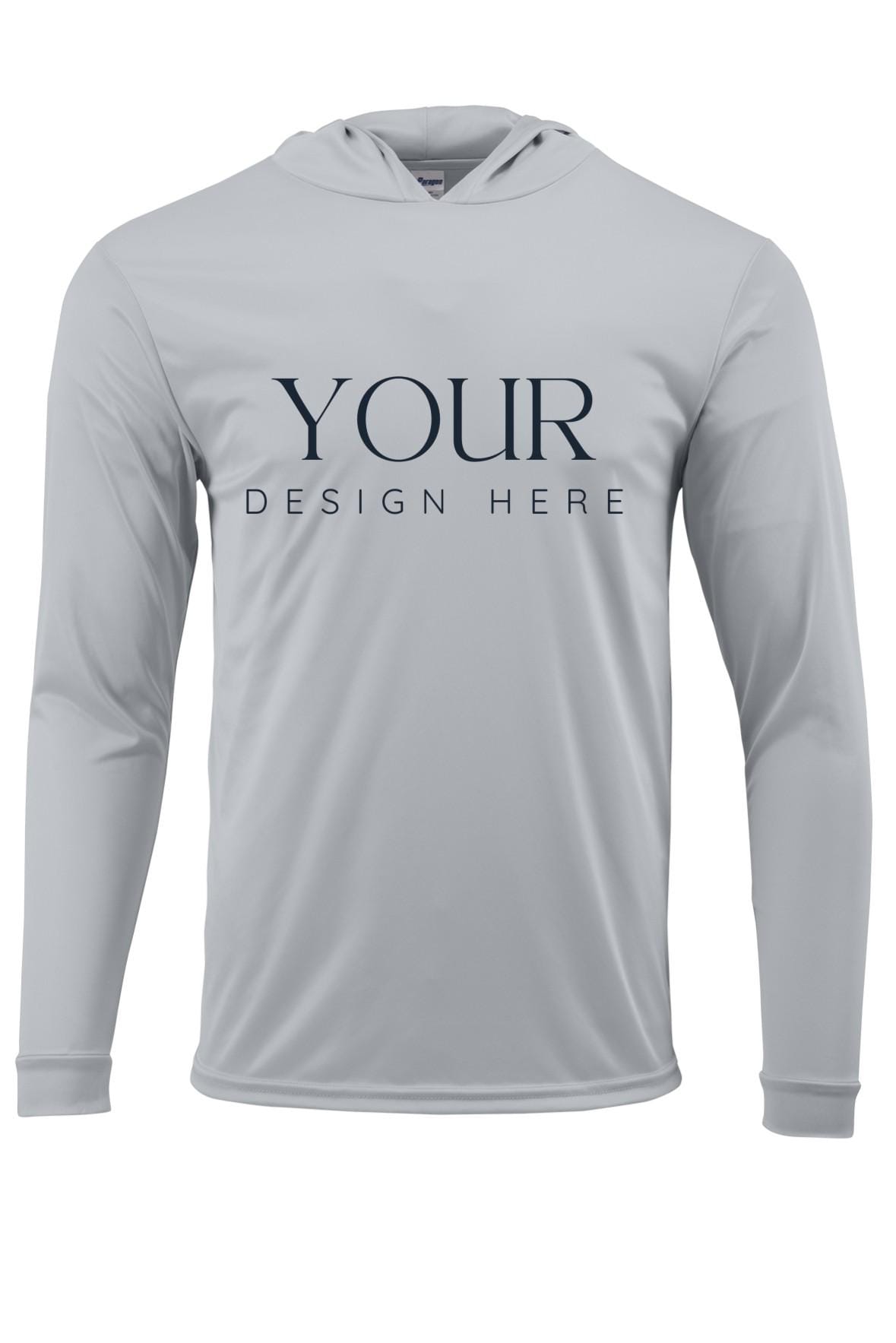 UPF50+ Fishing Hoodie: Custom Printed Long Sleeve Sun Shirt
