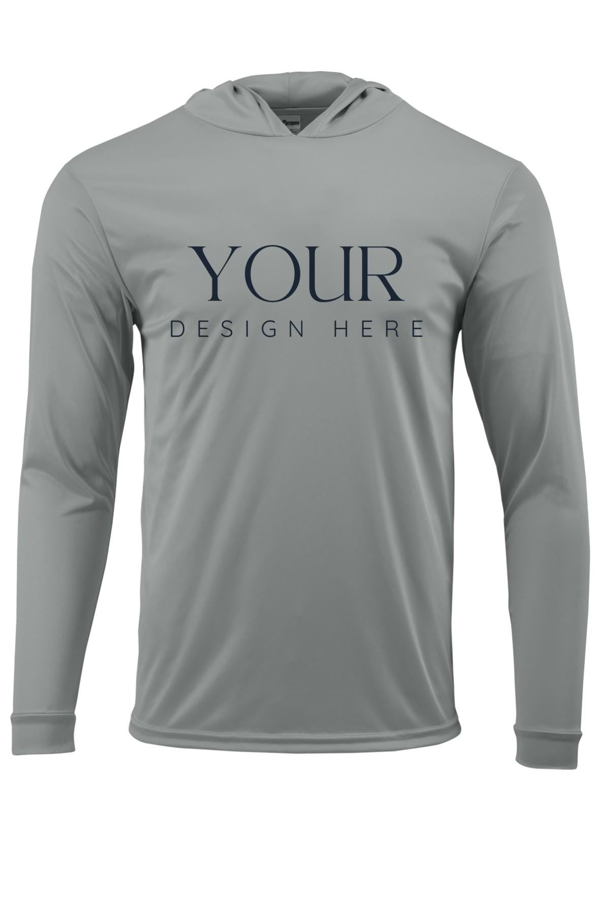 Custom Boat Name UPF 50 Hoodie Long Sleeve Sun Shirt Boating Hoodie