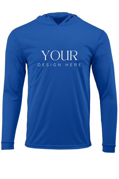 Custom Boat Name UPF 50 Hoodie Long Sleeve Sun Shirt Boating Hoodie