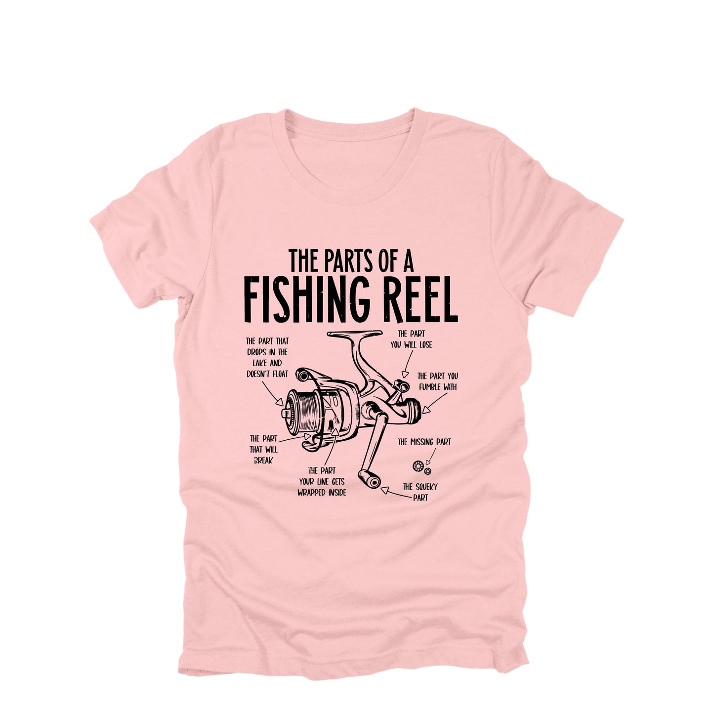 Parts of a Fishing Reel Funny Fishing Shirt, Fishing Shirt, Dad Lake Boat Trip Gift for Fishermen, Father's Day Mens Fishing T-Shirt
