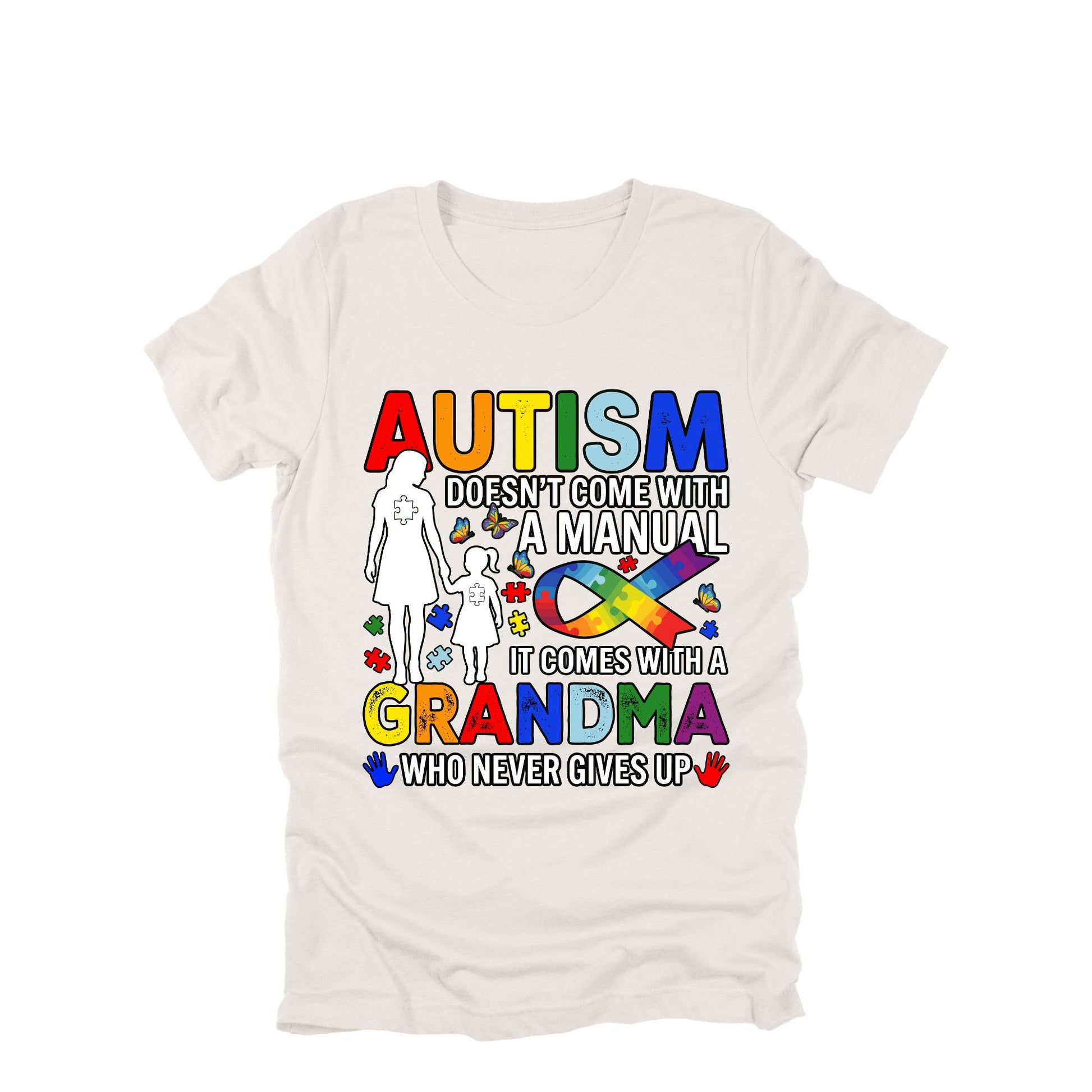 Autism Grandma Shirt Girl, Autism Awareness Tee, Puzzle Ribbon Shirt, Special Needs Grandma Gift