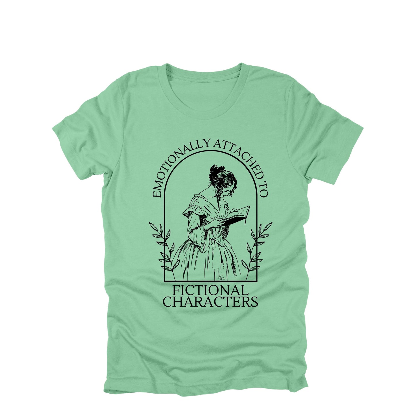 Emotionally Attached to Fictional Characters Shirt, Book Lover Tee, Reader Gift, Introvert Shirt, Literary Aesthetic T Shirt