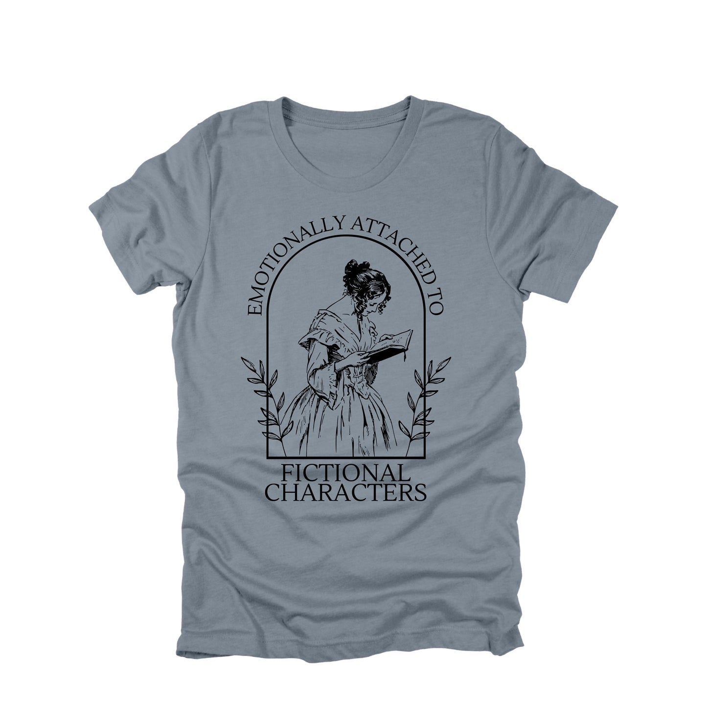 Emotionally Attached to Fictional Characters Shirt, Book Lover Tee, Reader Gift, Introvert Shirt, Literary Aesthetic T Shirt