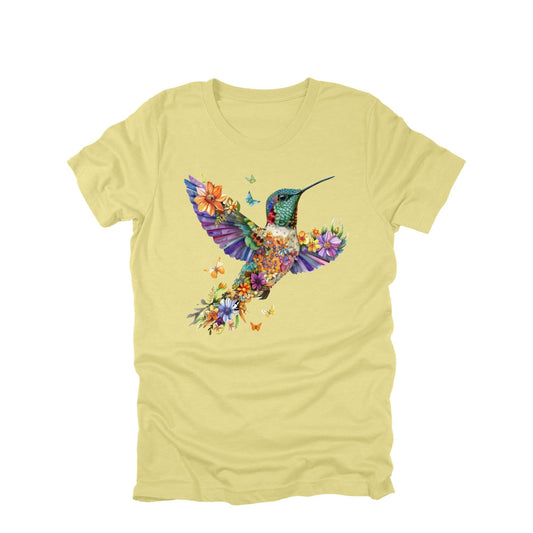 Floral Hummingbird Shirt - Soft, Comfortable Cotton Tee