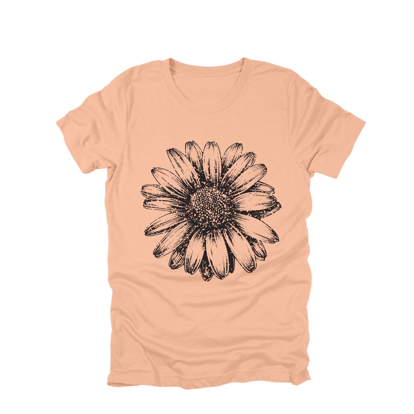 Distressed Daisy Floral Shirt - Soft, Comfortable Cotton Tee