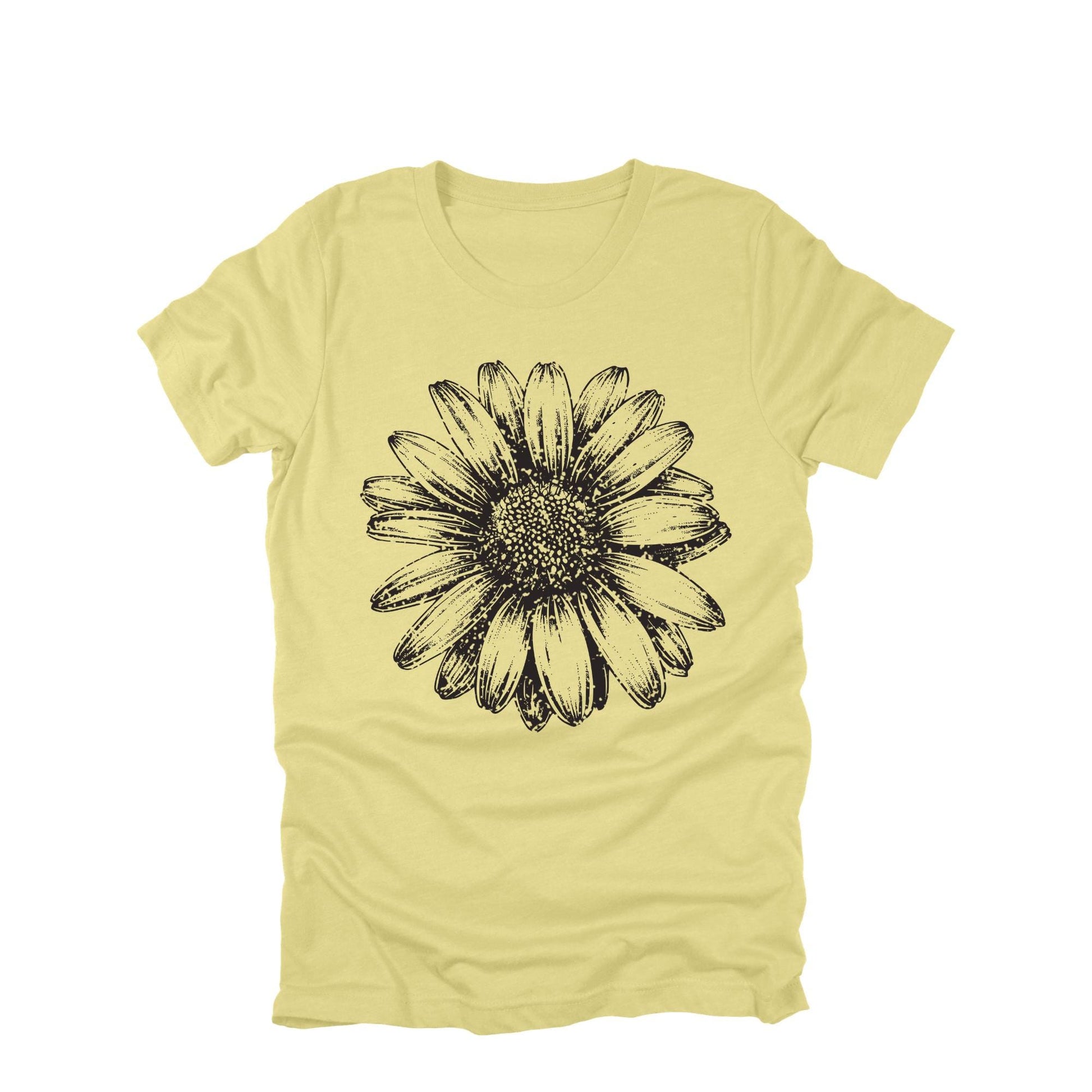 Distressed Daisy Floral Shirt - Soft, Comfortable Cotton Tee