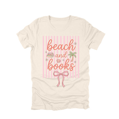 Beach and Books Shirt, Book Lover Beach Shirt, Summer Reading Tee, Beach Vacation Shirt, Cute Bookish Shirt, Coastal Graphic Tee