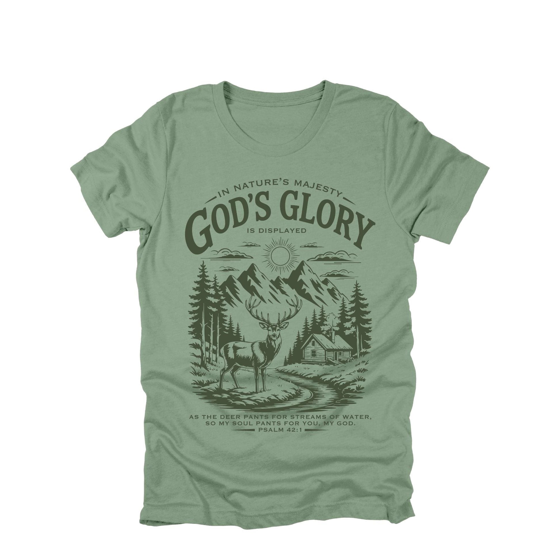 God's Glory is Displayed Christian Bible Shirt, Faith Shirt, Jesus Shirt, Religious Graphic Tee, Faith Tee, Christian Gift