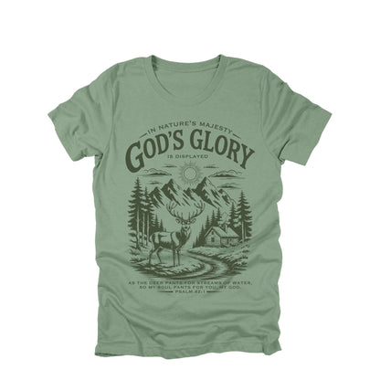 God's Glory is Displayed Christian Bible Shirt, Faith Shirt, Jesus Shirt, Religious Graphic Tee, Faith Tee, Christian Gift