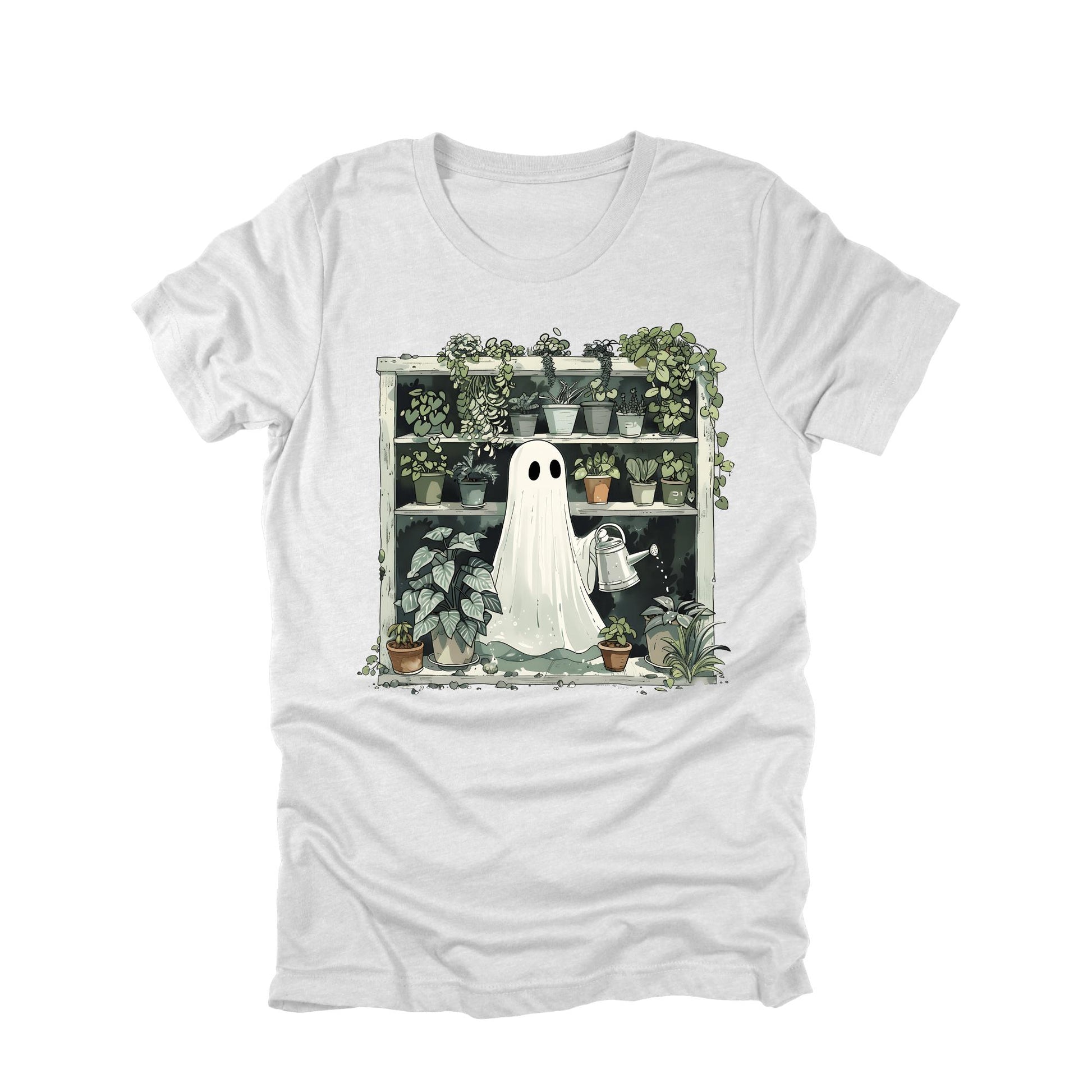 Funny Plant Ghost T-shirt, Spooky Plant Lady Shirt, Plant Lover Tee, Ghost Plant Top, Spooky Gardener Shirt