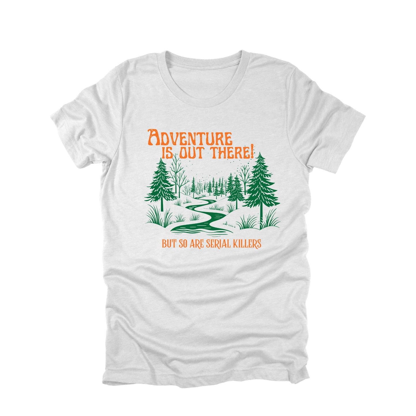 Adventure Is Out There Shirt, Funny Hiking Shirt, Camping Humor Tee, Nature Lover Graphic Tee, Outdoor Adventure Shirt