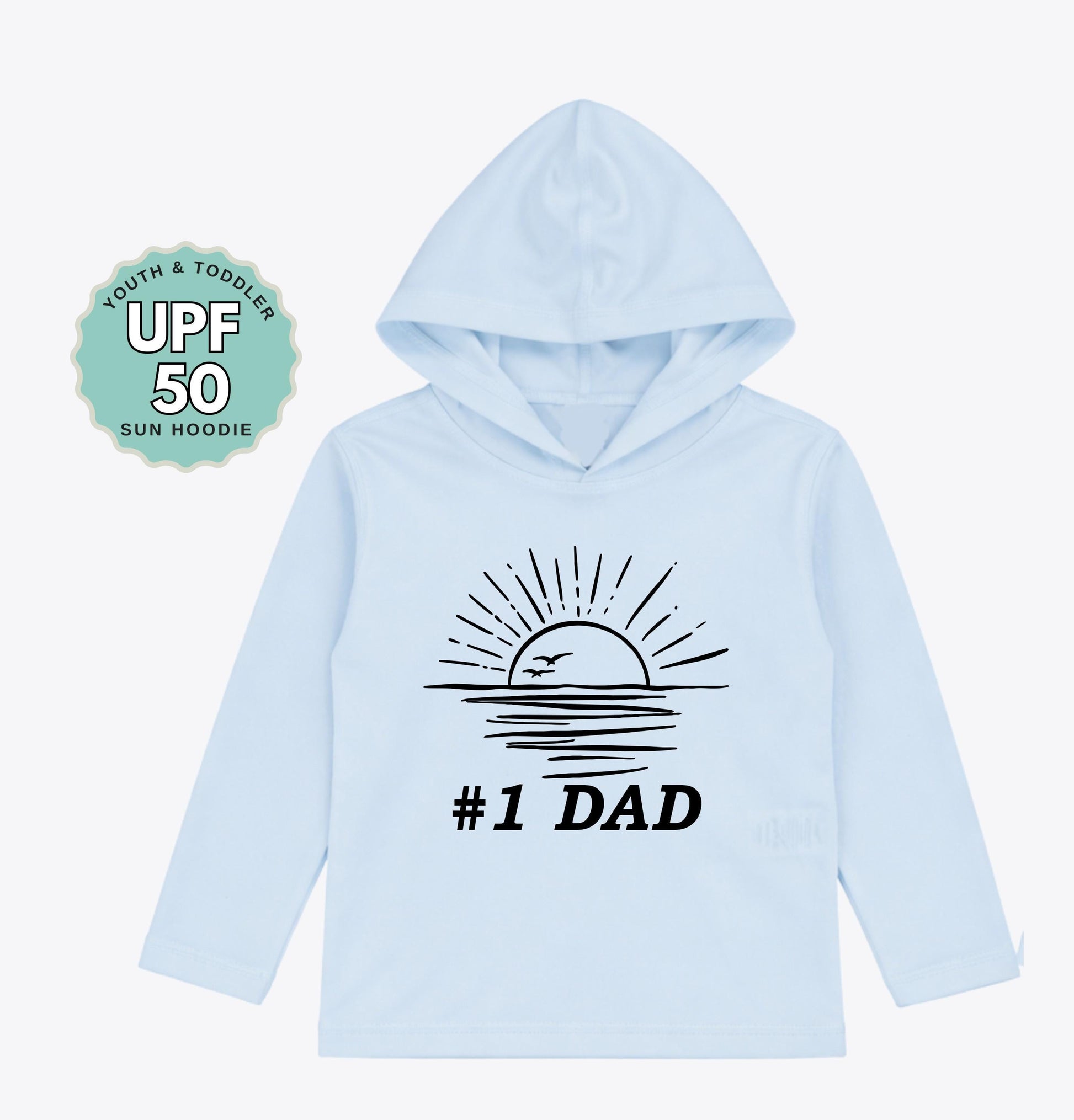 Custom UPF 50 Hoodie Kids, Personalized Sun Hoodie Youth, Toddler Sun Protection Hoodie, Custom Name Beach Hoodie, Lightweight UV Hoodie