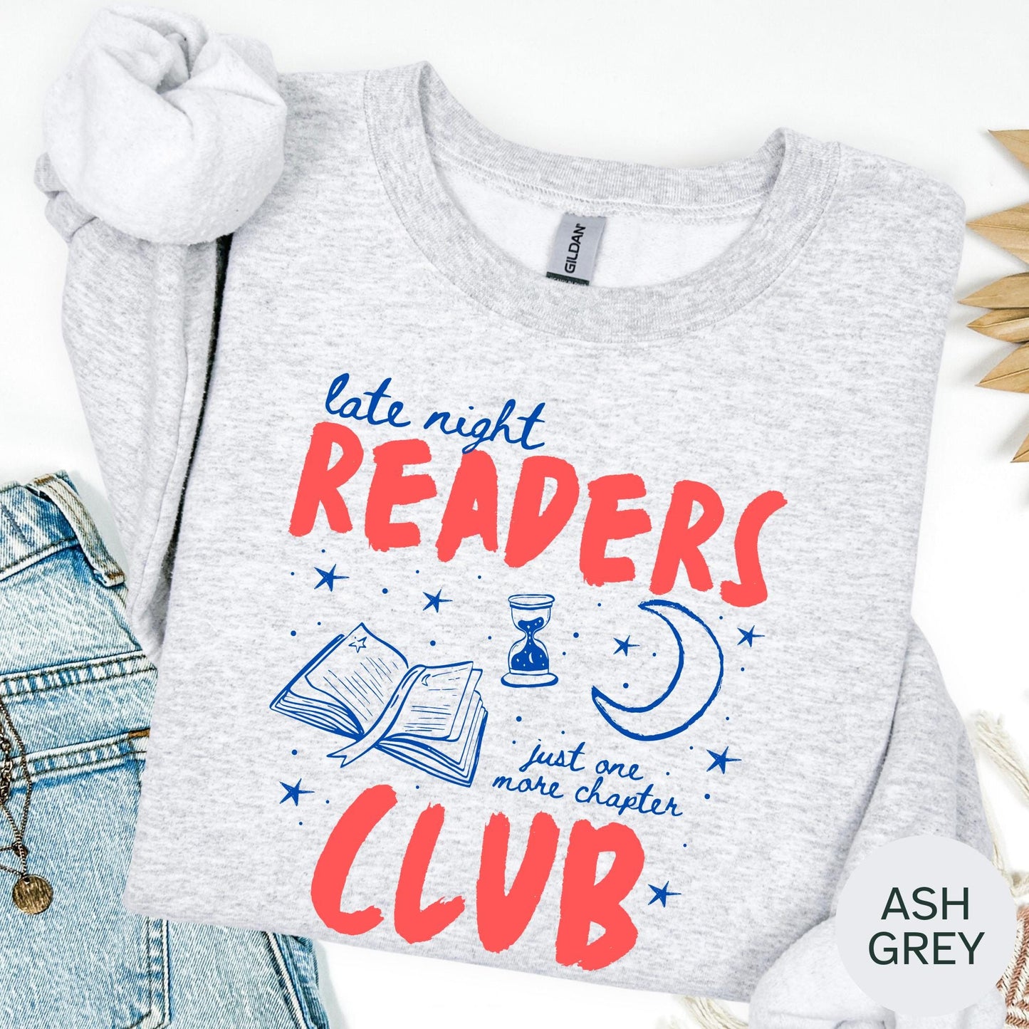 Late Night Readers Club Book Lover Sweatshirt