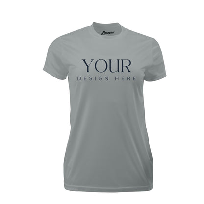 Ladies UPF Short Sleeve Crew Neck Custom Sun Shirt, Crew Neck Short Sleeve UPF Shirt, Personalized Performance Tee, Custom Logo Shirt