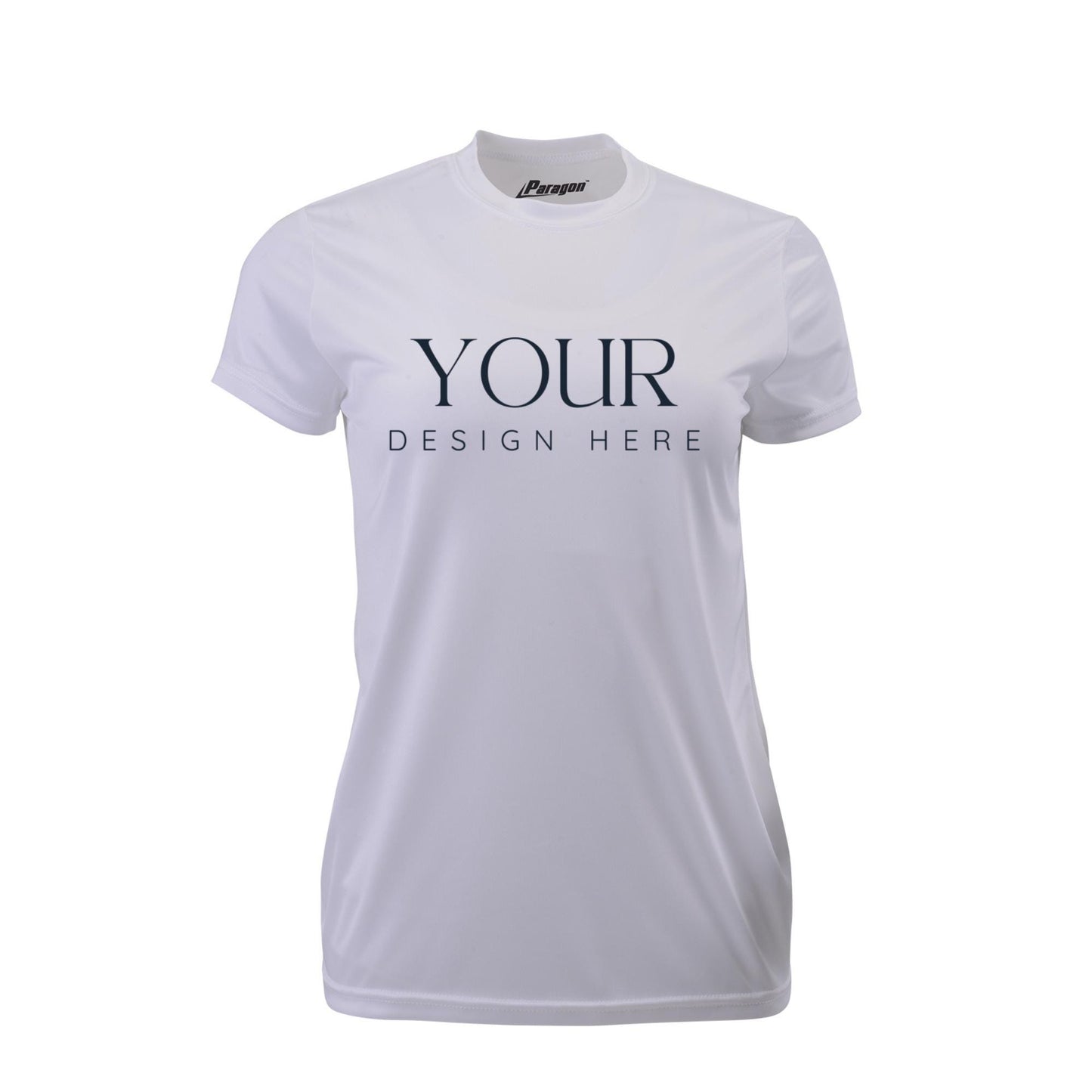 Ladies UPF Short Sleeve Crew Neck Custom Sun Shirt, Crew Neck Short Sleeve UPF Shirt, Personalized Performance Tee, Custom Logo Shirt