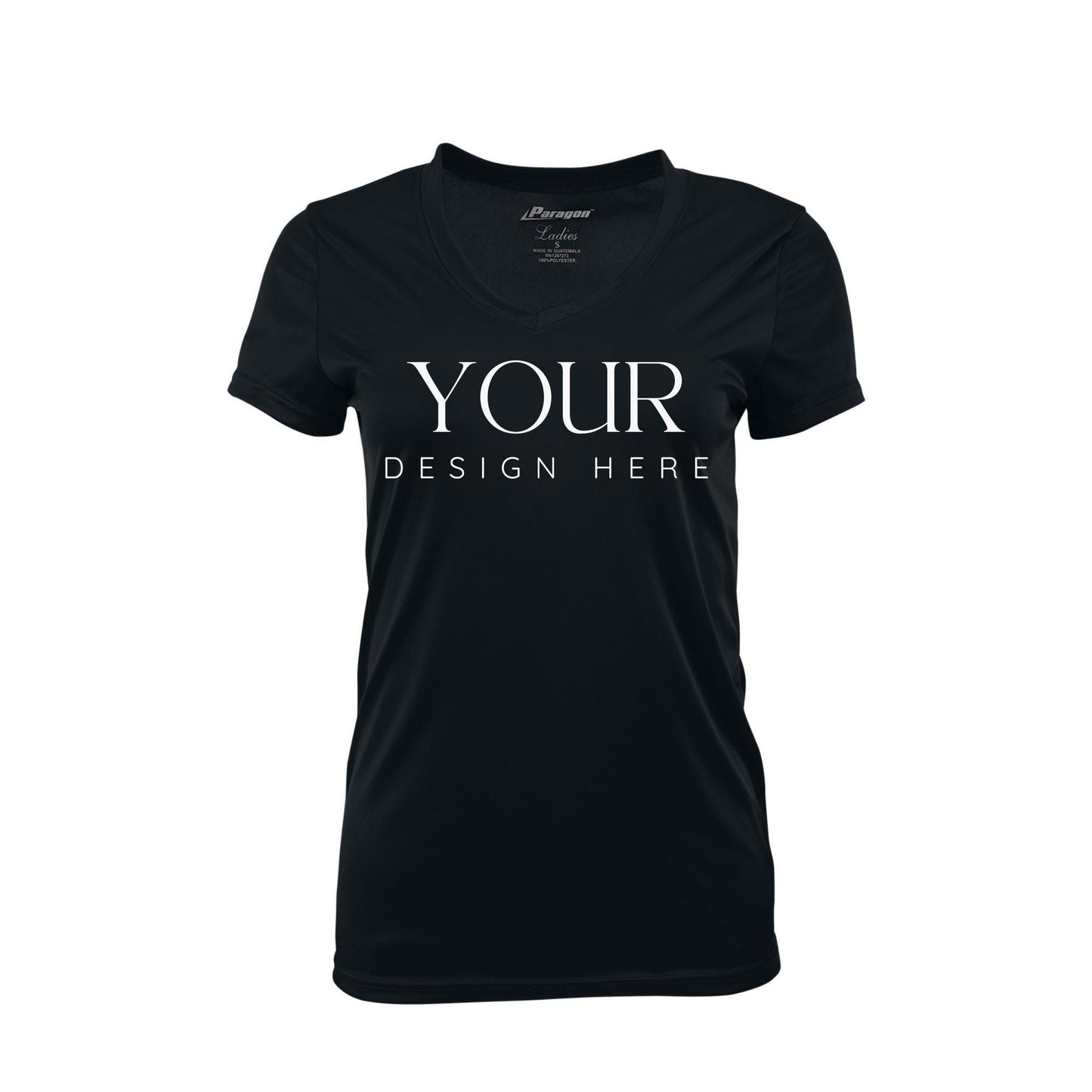 Ladies UPF Short Sleeve V-Neck Custom Sun Shirt, Crew Neck Short Sleeve UPF Shirt, Personalized Performance Tee, Custom Logo Shirt