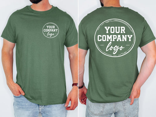 Gildan 5000 Custom T-Shirt, Personalized Shirt, Custom Logo Tee, Unisex Custom T Shirt, Business Logo Shirt