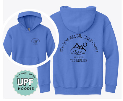 Custom Logo Youth Hoodie Sports Team, Your Text, Your Logo, School Spirit Wear Vacation