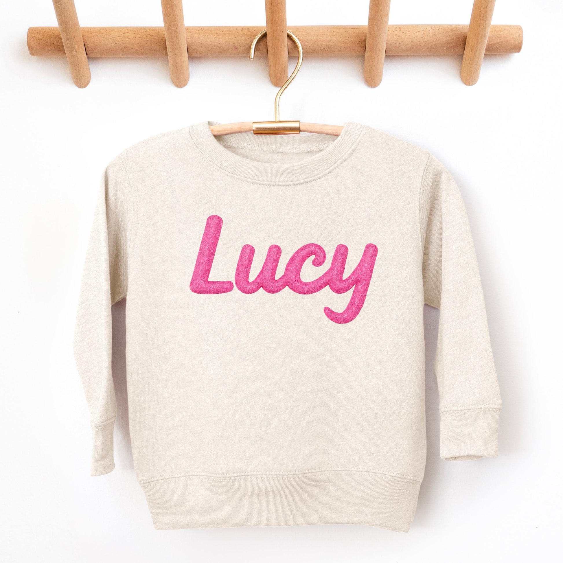 Kids Custom Hoodie or T-shirt, Puff Name Design (Newborn to Toddler)