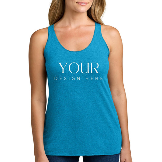 Custom Tank Top Next Level 6733, Personalized Racerback Tank, Women’s Workout Tank, Custom Graphic Tank, Summer Vacation Shirt