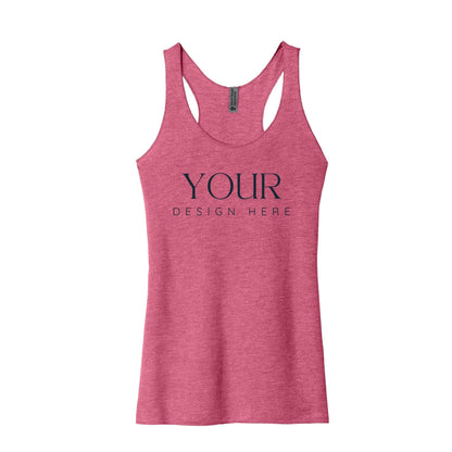 Custom Tank Top Next Level 6733, Personalized Racerback Tank, Women’s Workout Tank, Custom Graphic Tank, Summer Vacation Shirt