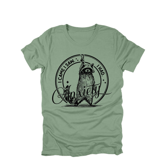 Funny Anxiety Raccoon Shirt I Came I Saw I Had Anxiety Graphic Tee
