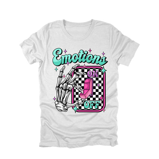 Emotions On Off Shirt Skeleton Hand Switch Graphic Tee Funny Mental Health Humor Shirt