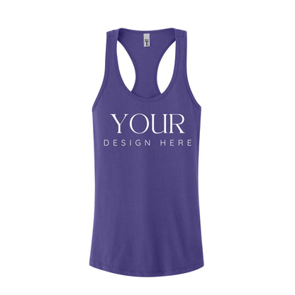 Custom Tank Top Next Level 1533, Ideal Racerback Tank, Women’s Tank Top, Personalized Tank, Racerback Tank