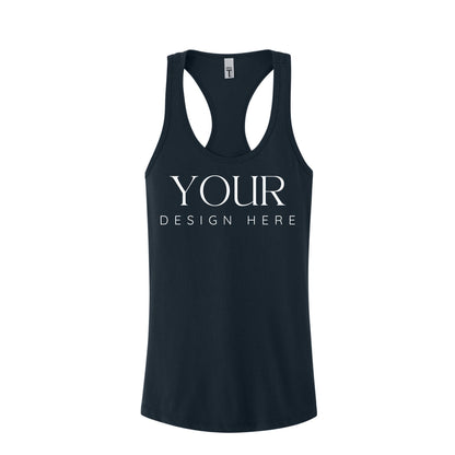 Custom Tank Top Next Level 1533, Ideal Racerback Tank, Women’s Tank Top, Personalized Tank, Racerback Tank