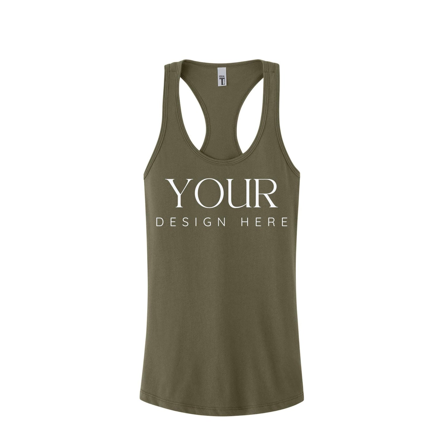Custom Tank Top Next Level 1533, Ideal Racerback Tank, Women’s Tank Top, Personalized Tank, Racerback Tank