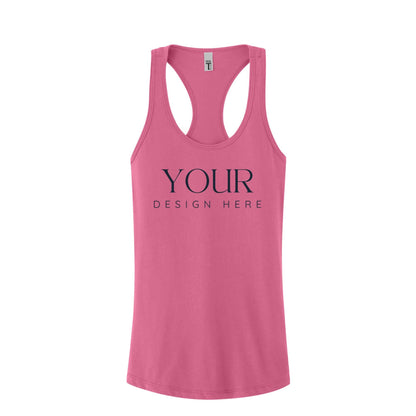 Custom Tank Top Next Level 1533, Ideal Racerback Tank, Women’s Tank Top, Personalized Tank, Racerback Tank